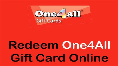 redeem one4all gift card|one4all card where to spend.